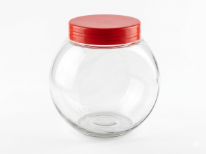 SŁOIK SZKLANY 350ML*POKRYW 27615