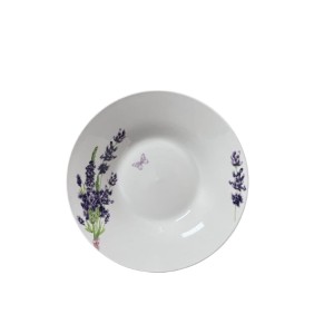 TALERZ DO ZUPY LAWENDA MOTYLEK 2205
