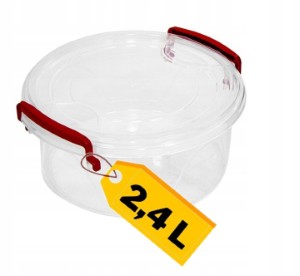 Pojemnik OKRĄGŁY 2,4L MAJA