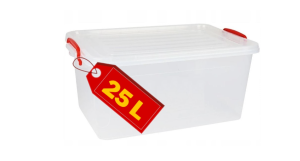 POJEMNIK PROSTOKĄTNY 25L CDS 25 Z ZACZEPAMI
