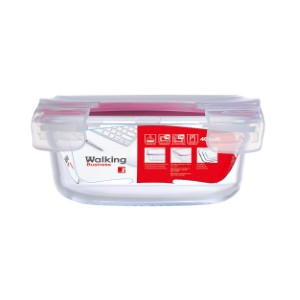 POJEMNIK 400ML OKRĄGŁY SZKŁO BOROKRZEMOWE