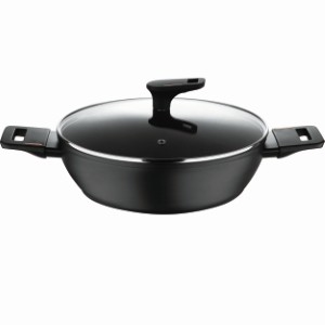 GARNEK PŁYTKI 28CM BLACK COPPER