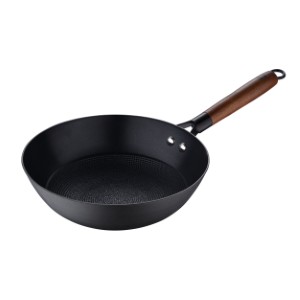 PATELNIA WOK 24cm ŻELIWO PRASOWANE