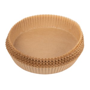 100SZT OKRĄGŁYCH 20CM FOREMEK PAPIER.DO FRYTKOWNICY BEZTŁUSZCZOWEJ
